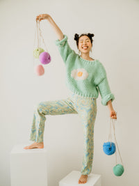 Fried Egg Sweater Beginner Knit Kit