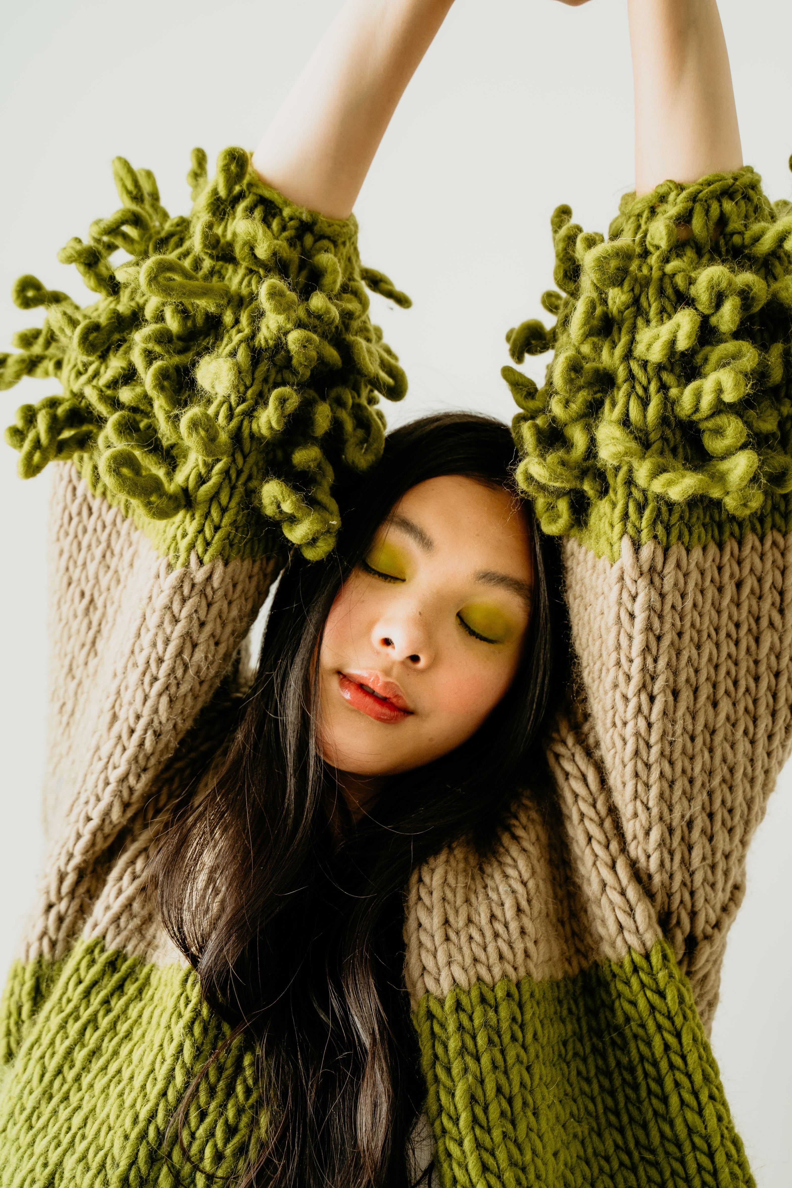 Tangela Loop Cardigan Knit Kit