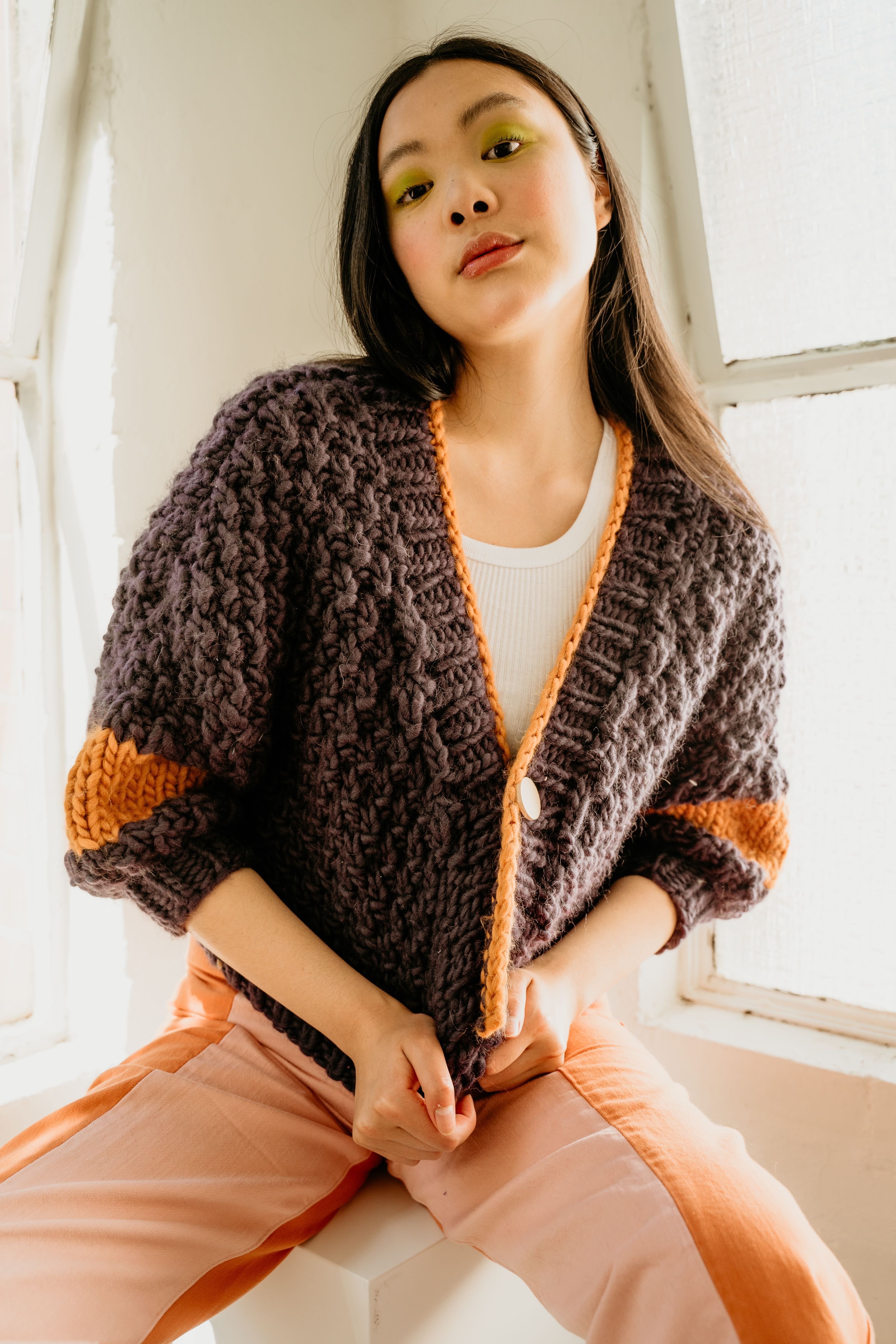 Wabi Sabi Cardigan Beginner Knit Kit – Knitato